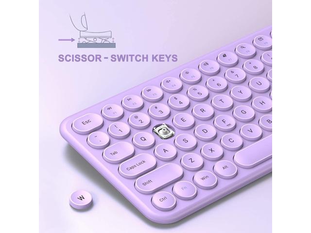 purple wireless keyboard