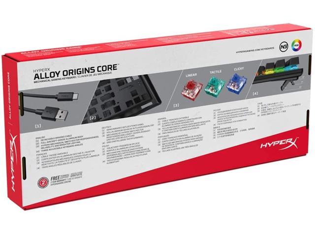 HyperX Alloy Origins Core - Tenkeyless Mechanical Gaming Keyboard