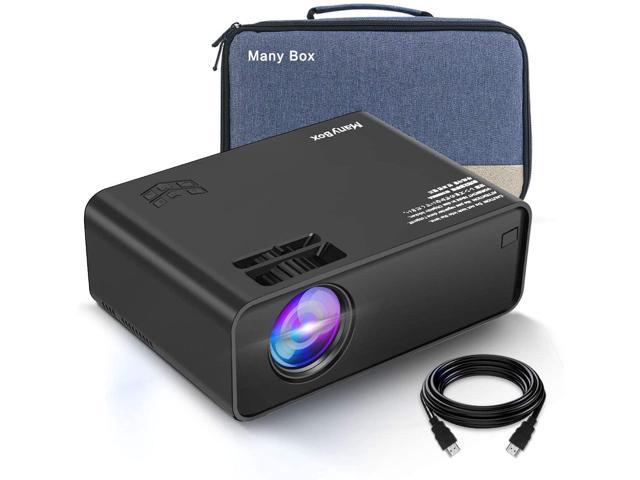 SeeYing Mini Projector Portable Projector for Kids HD Supported L1-Blue Pico Projector LED Home Theater Projector Compatible with TV Stick,AV,USB,TF,HDMI,Laptop,Smartphone,PS4 