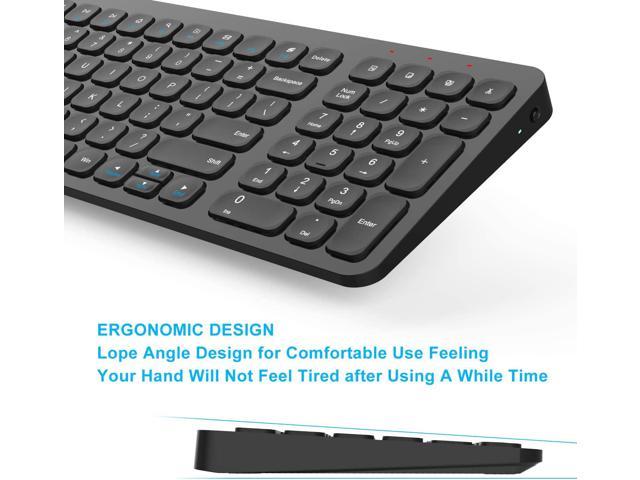 LeadsaiL wireless keyboard and mouse, wireless mouse and keyboard ...