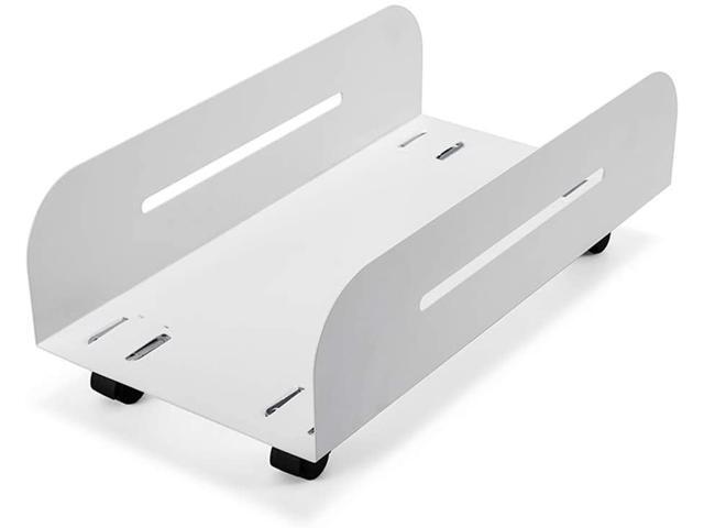 SKYZONAL Computer Rack with Caster Wheels, CPU Steel Rolling Stand ...