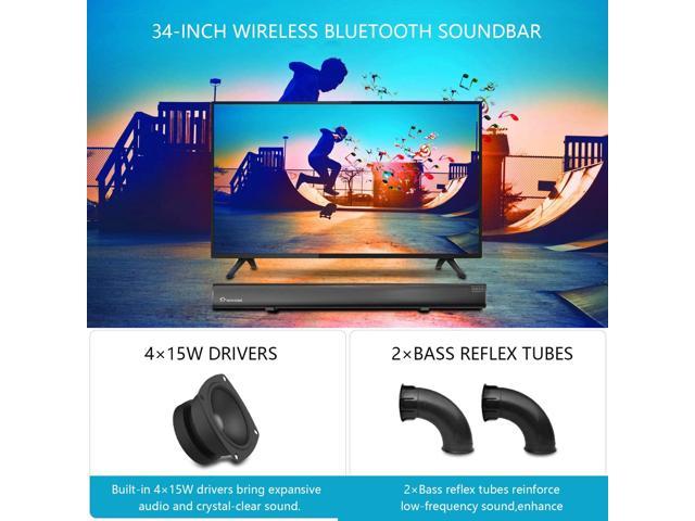 wohome 2.1 channel bluetooth soundbar