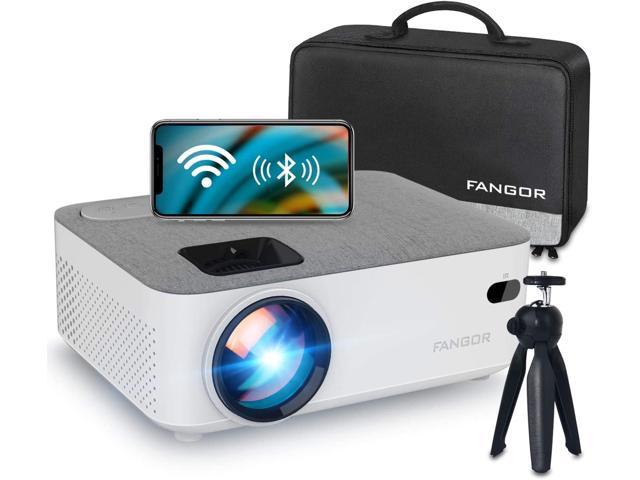Fangor F-506 Silver Projector bundle with tripod and remote