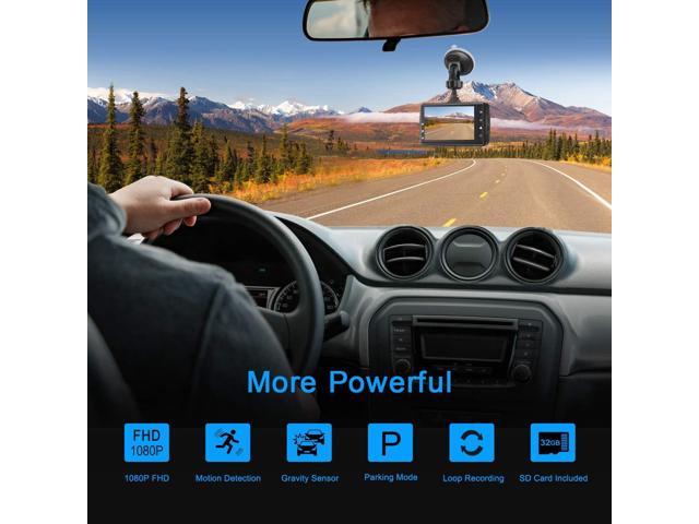 Dash Cam Front BOOGIIO 1080P FHD Car Driving 3
