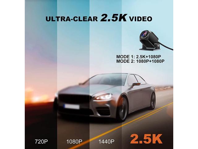 autowoel 2.5 k mirror dash cam