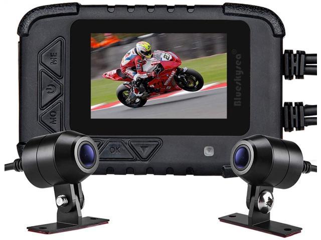 Motorcycle Dash Cam Motorcycle Recording Camera 1080p Dual Lens Video Recorder Motorcycle Dash Cam Sports Action Camera 130 Degree Angle Night Vision DV688 dash cam 