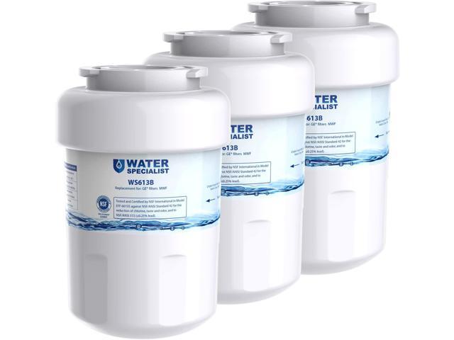 MWFA 2 Filters HDX FMG-1 Waterdrop Plus MWF Refrigerator Water Filter Replacement for GE® MWF MWFP Kenmore 469991 Refrigerator Cartridge RWF0600A PC75009 197D6321P006 RWF1060 WFC1201 PL-100 