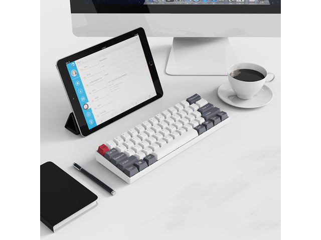 A-jazz AK61 Bluetooth Wireless and USB Wired Dual Connectivity ...