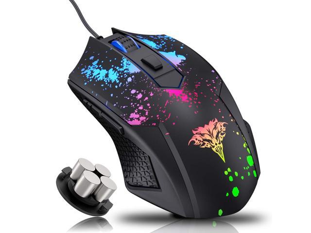 800/1200/1600/2400 DPI 6 E-Sports Game Programmable Buttons Ergonomical Mice Rechargeable USB Mouse for PC Computer Laptop Wireless Gaming Mouse 
