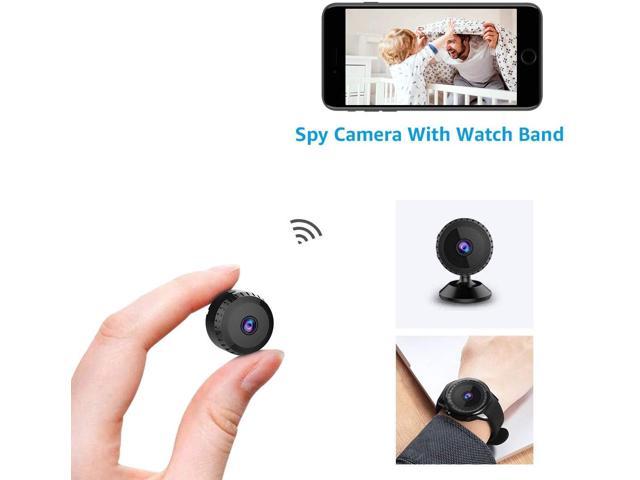 Mini Camera Compact Indoor/Outdoor Video Recorder Covert Tiny Nanny Cam with Night Vision and Motion Detection WiFi Camera 1080P HD Small Portable Wireless Home Security Surveillance Camera