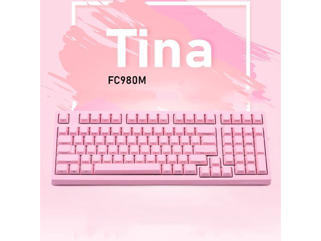 Leopold Fc980m Tina Pink 98key High End Mechanical Keyboard For Gaming Keyboard Original Cherry Mx Switch Pbt Keycaps Side Printing Version Newegg Com