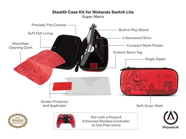 Power A Stealth Case Kit For Nintendo Switch Lite Super Mario Nintendo Switch Newegg Com