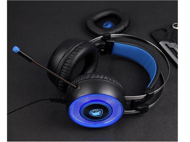 Sades G60 Blue USB +3.5mm Gaming 