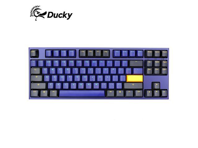 Ducky One 2 Horizon , All Non-conflicting 87 Keys, Cherry MX Silent Red Mechanical Gaming Keyboard(No Backlight)
