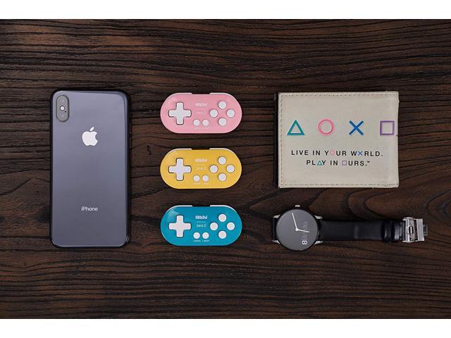 8bitdo Zero 2 Bluetooth Key Chain Sized Mini Controller For Nintendo Switch Windows Android And Macos Turquoise Edition Newegg Com