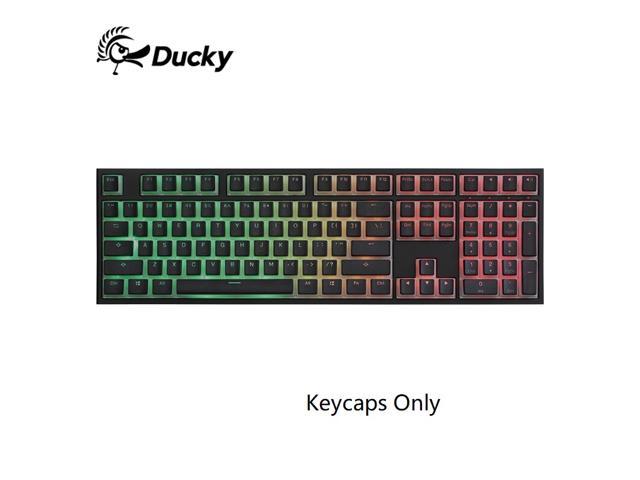 Ducky Pudding Keycaps Set Pbt Double Shot And Oem Height Keycaps For Mechanical Keyboard Shine Through Version 108keys Keycaps Only Newegg Com