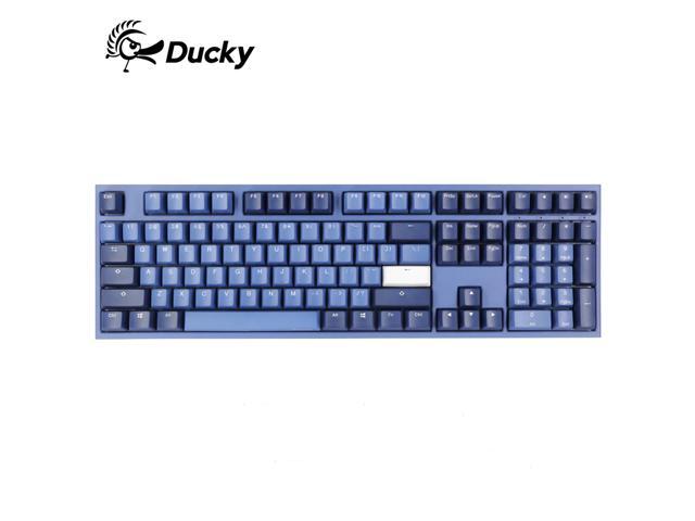 Ducky One 2 108 Coastline Edition, All Non-conflicting 108 Keys, Cherry MX Mechanical  Gaming Keyboard, PBT Keycaps