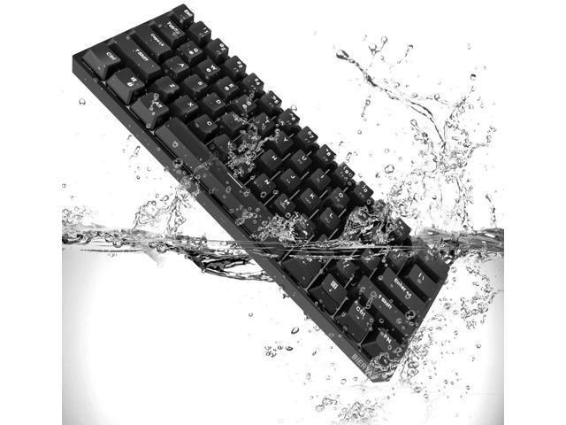 DIERYA DK61E 60% Mechanical Gaming Keyboard, RGB Backlit Wired PBT Keycap  Waterproof Type-C Mini Compact 61 Keys Computer Keyboard with Full Keys  Programmable - Newegg.com