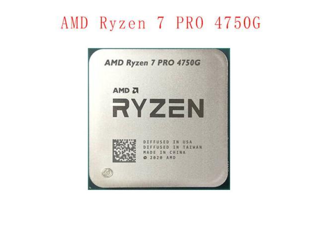 AMD Ryzen 7 Pro 4750G Processor AM4 with Radeon™ Graphics - OEM (No Box, No  Cooler, Not Boxed Version)