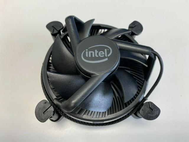 Intel K69237-001/E97379-001/E97378-001 LGA 1200/115X PWM Aluminum Stock Cooler Fan(All-Black) from i9-10900