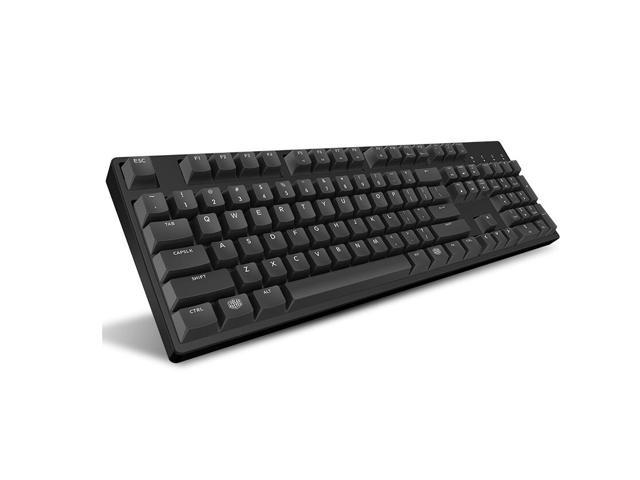 Cooler Master MasterKeys L PBT- Full Size Gaming Mechanical Keyboard, Cherry MX Blue Switches, Thick 1.5mm PBT Keycaps