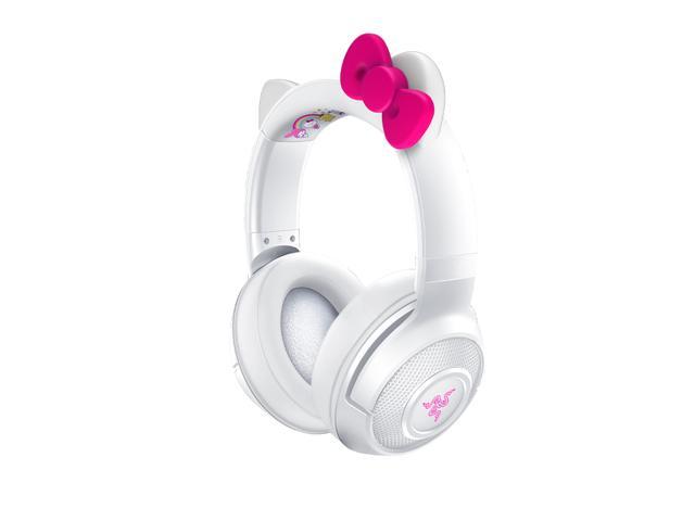 Razer Chroma Hellokitty I Sanrio Pink Exclusive Headphone Bluetooth Wireless Headset With Microphone Rgb Light Newegg Com