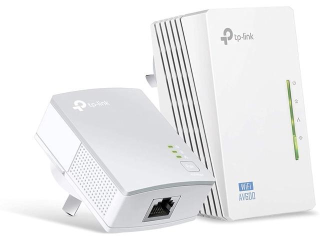 Humanistisch Oxideren vis TP-Link AV600 Powerline WiFi Extender - Powerline Adapter with WiFi, WiFi  Booster, Plug & Play, Power Saving, Ethernet over Power, Expand both Wired  and WiFi Connections (TL-WPA4220 KIT) - Newegg.com
