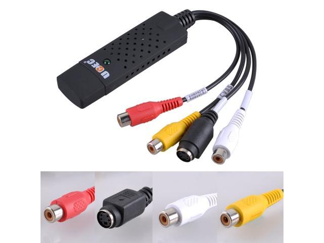 UCEC USB 2.0 Video Audio Capture Card Device Adapter VHS VCR TV to