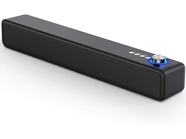 LENRUE Laptop Speaker, Bluetooth 5.0 Computer Speaker with 10W Stereo Surround Sound, Built-in AUX, USB, TF, Wireless Computer Speaker for Desktop, Phone, Laptop, iMac, Tablet, iPad