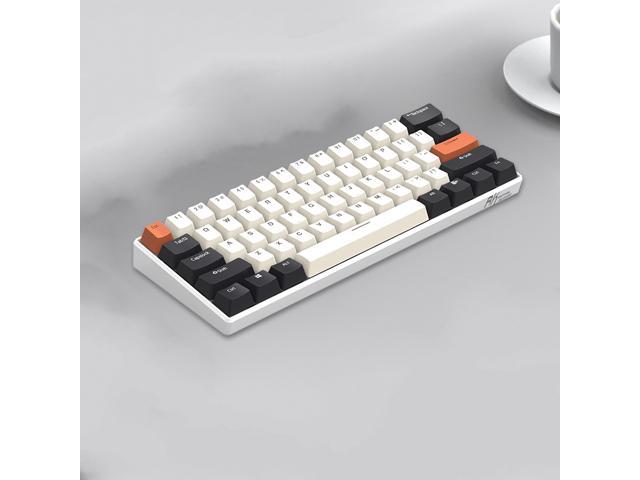 cyklus mærke Dæmon Royal Kludge RK61 Cherry Mechanical Bluetooth 3.0 Wired/Wireless 61 Keys  Multi-Device Blue LED Backlit Gaming/Office Keyboard for iOS Android  Windows and Mac, Blue Switch White Gaming Keyboards - Newegg.com