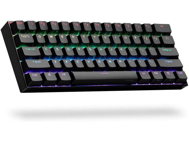Anne Pro 2 60% Mechanical Keyboard Wired/Wireless Dual Mode Full RGB Double Shot PBT - Blue Switch