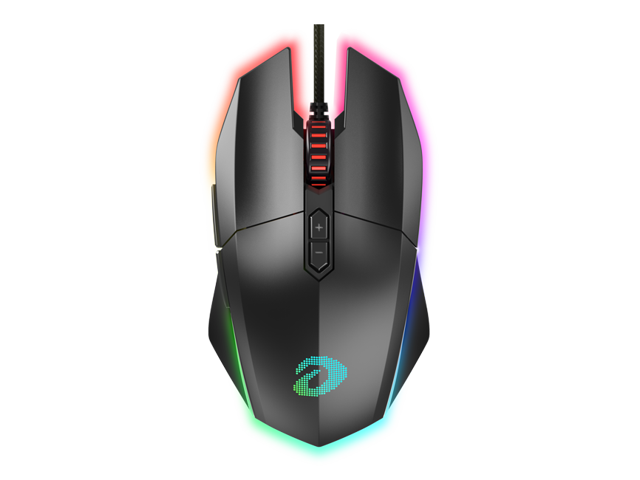 Dareu EM910 gaming mouse 75g lightweight, soft-wired mice pmw3336 8000 dpi 30 million click times