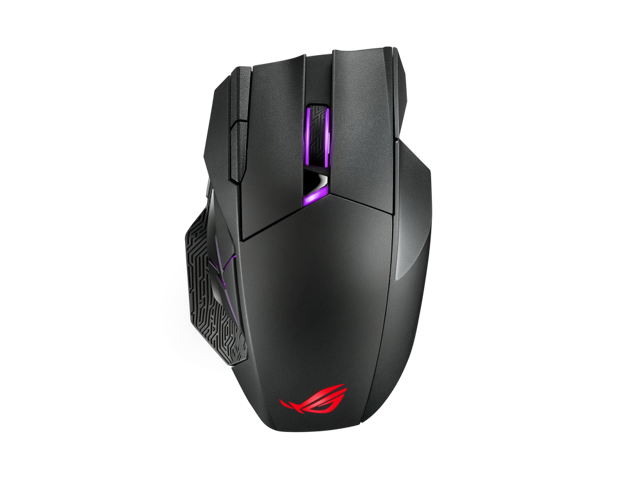 Asus Rog Spatha X Wireless Gaming Mouse Dual Mode Connectivity Wired 2 4 Ghz 12 Programmable Buttons 19 000 Dpi Sensor Aura Sync Rgb Lighting Newegg Com