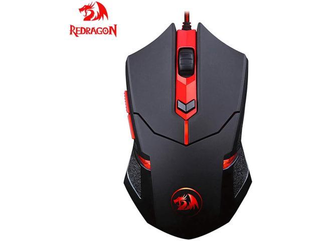 M601 Gaming Mouse Wired with red led, 3200 DPI 6 Buttons Ergonomic CENTROPHORUS Gaming Mouse for PC