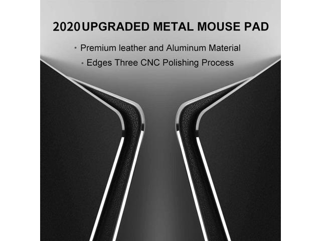 Hard Silver Metal Aluminum Mouse Pad Mat Smooth Magic Ultra Thin Double  Side Mouse Mat Waterproof Fast and Accurate Control for Gaming and