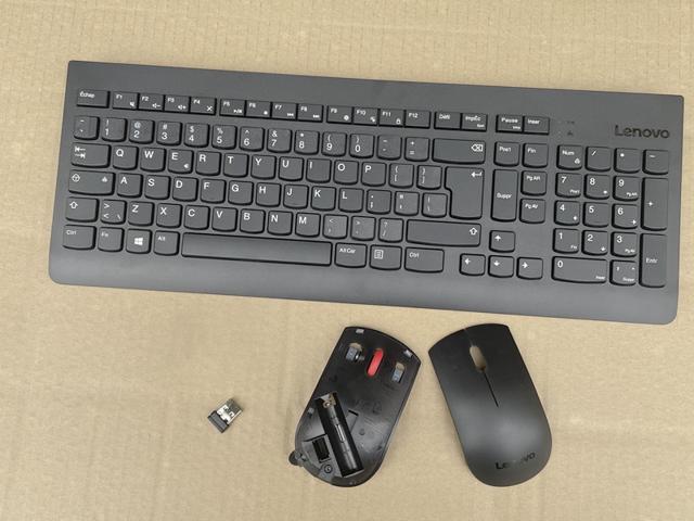 Lenovo KBRFBU71 Ultra-Slim Wireless Keyboard and Mouse Combo Notebook  Desktop For Business Office Home 