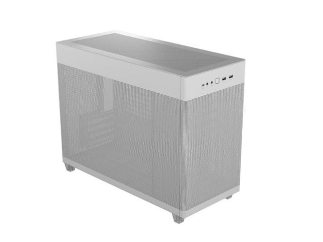 ASUS AP201 Type-C Airflow-focused Micro-ATX,Mini-ITX Computer Case, Support  360/280 Liquid Cooling White