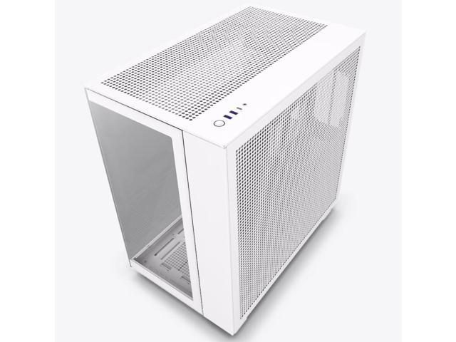 NZXT H9 Flow - All White SGCC Steel, The Front And Sides Are Tempered ...