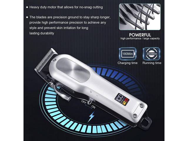 Hair Clippers for Men, Cordless Barber Clippers Professional Hair