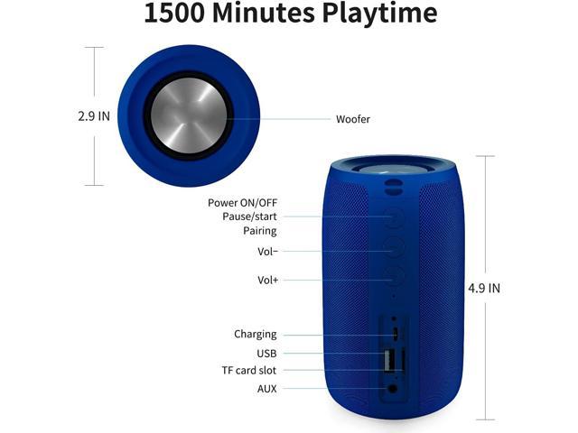 Bluetooth Speaker,MusiBaby Speakers,Outdoor, Portable,Waterproof
