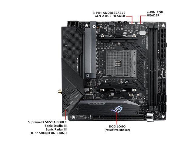 B550-I GAMING AM4 AMD B550 SATA 6Gb/s Mini ITX AMD Motherboard