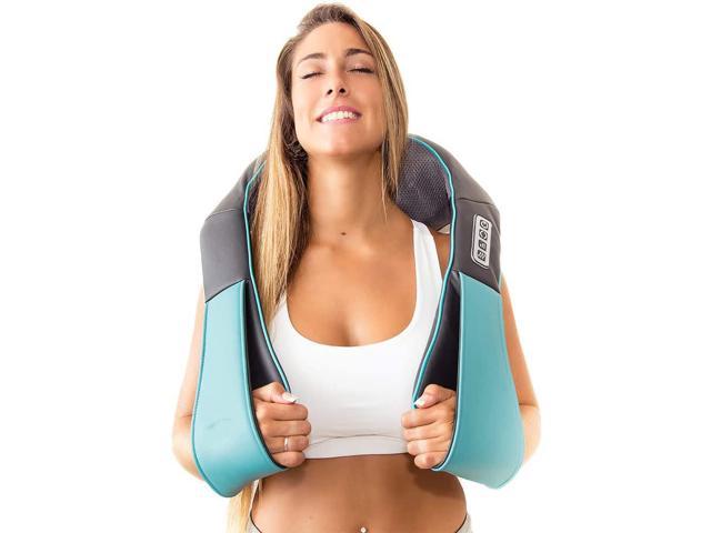 InvoSpa Shiatsu Back, Shoulder & Neck Massager with Heat, Deep Tissue 3D  Kneading Pillow Massager for Neck, Back, Shoulders, Foot, Legs - Electric  Full Body Massage - for Home & Car 