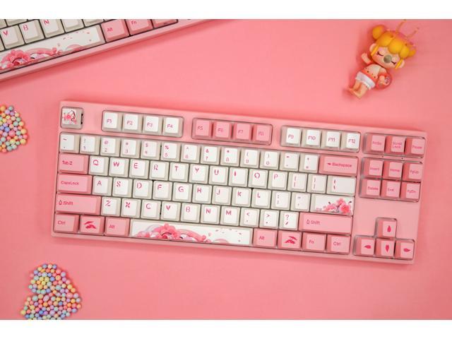 Varmilo Cherry Blossom Mechanical Keyboard Falling Sakura Wired Gaming ...