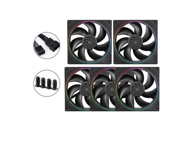 Thermalright TL-S12 120mm Case Fan (Black)5 Packs , ARGB Double