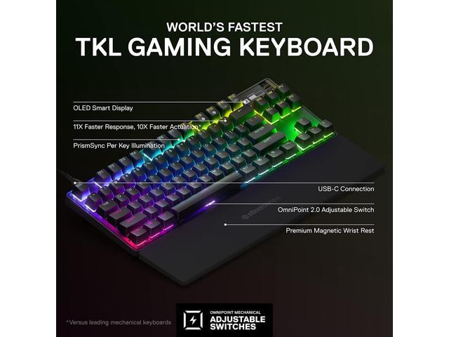 New SteelSeries Apex Pro TKL 2023 Ed.- World's Fastest Mechanical