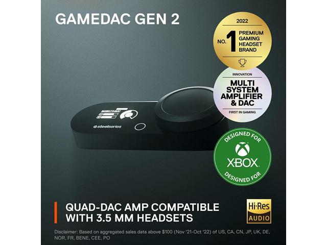 SteelSeries GameDAC Gen 2 for Xbox - Hi-Res Certified - 24BIt