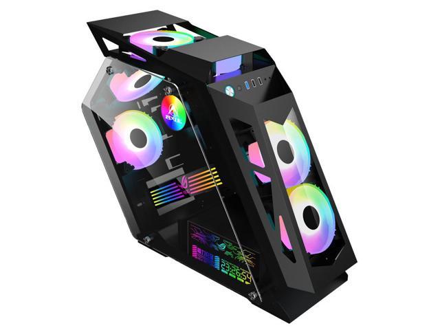 CORN Alien Irregular Opened(Not Dustproof) PC Case, Tempered Glass ...