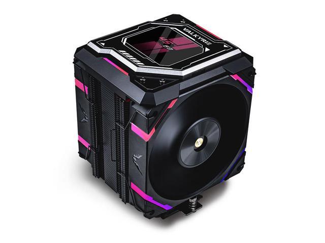 R125 LOKI VK CPU Air Cooling Radiator, Welded 7 Heat Pipe Pure Copper Base, 2.4-Inch IPS Detachable Digital Display, TDP 245W, ARGB Fan,Support Intel 115X/1200/1700/20XX , AMD AM4/AM5(Black)