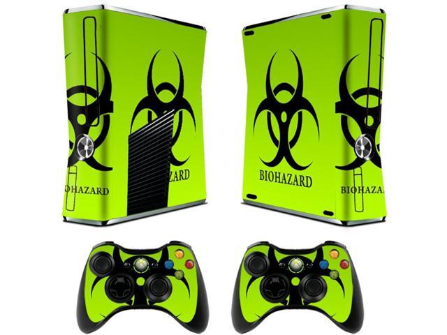 Henstilling utilstrækkelig hellig Skin for Xbox 360 Sticker Decals for X360 Custom Cover Skins for Xbox360  Slim Modded Console Game Accessories Set Decal Stickers and 2 Wireless  Remote Controllers - Biological Harzard - Newegg.com