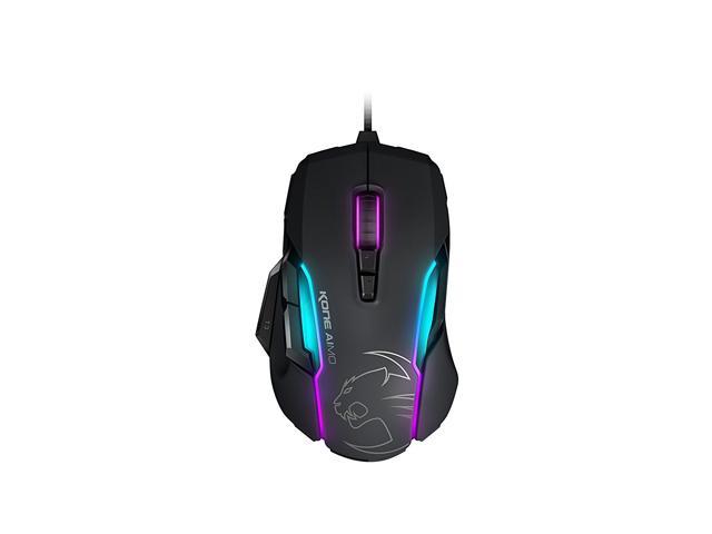 Roccat Kone Aimo Rgba Smart Customization Gaming Mouse Black Newegg Com